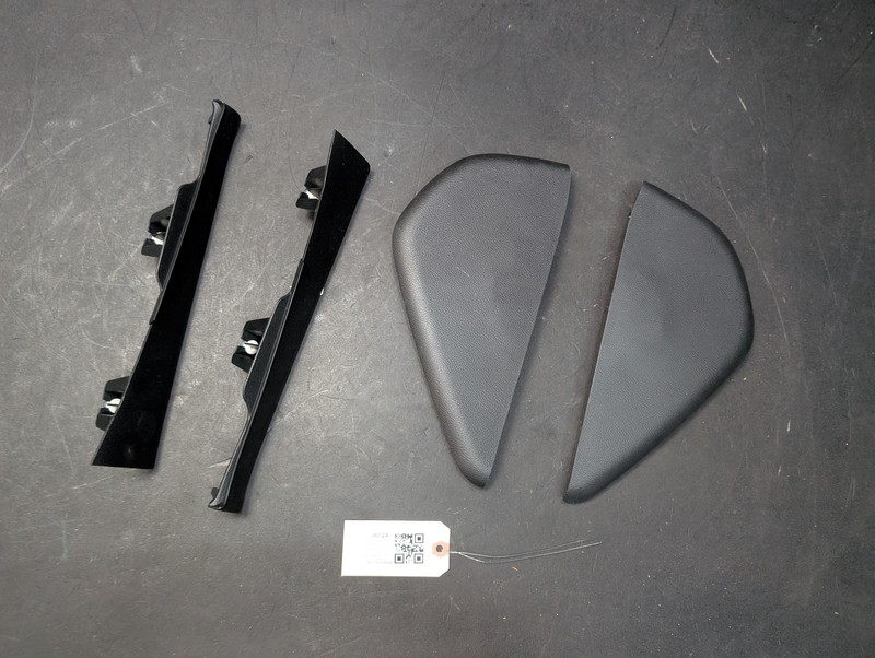 4PC Dashboard End Cover & Middle A-Pillar Cover Set 2017 Jeep Cherokee 2014-2018