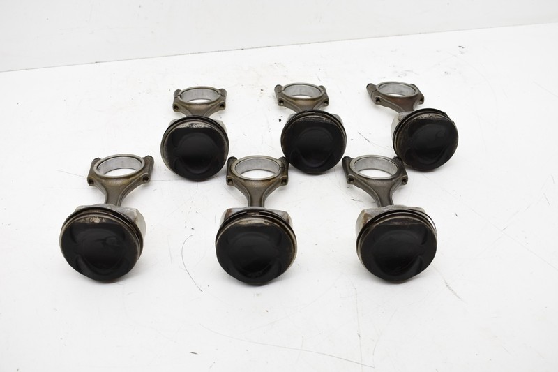 2008 Audi A4 Quattro 3.2L V6 Engine Pistons and Rods Set of 6 OEM KW26