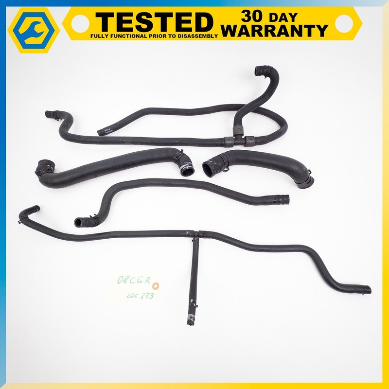 05-13 CHEVROLET CORVETTE C6 ENGINE RADIATOR COOLANT HEATER HOSE TUBE PIPE SET OE
