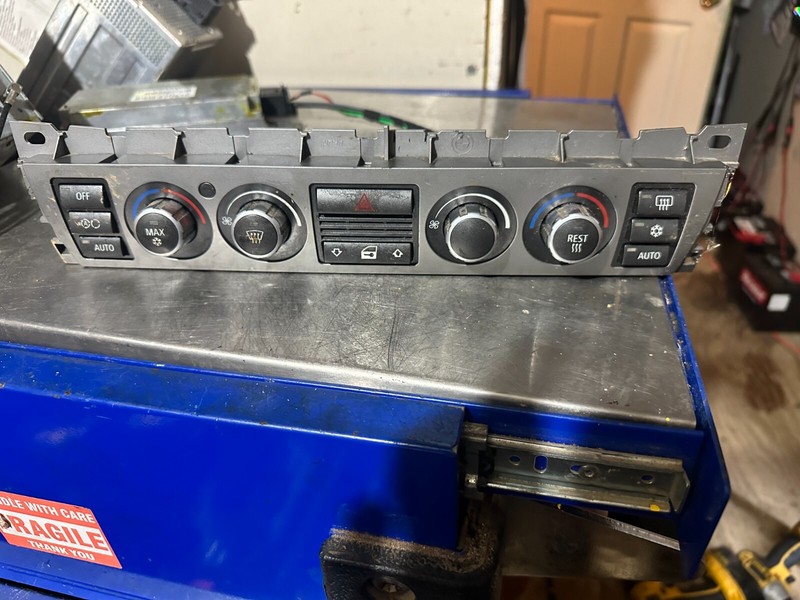 06-08 BMW 745 750 760 745I 750I 760I HEATER A/C AC CLIMATE CONTROL UNIT