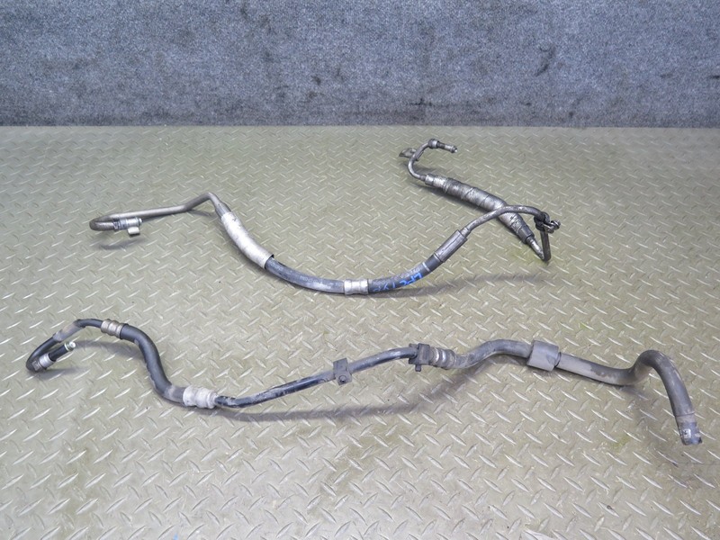 08-10 PORSCHE CAYENNE 957 4.8L POWER STEERING HOSE PIPE LINE SET OF 2