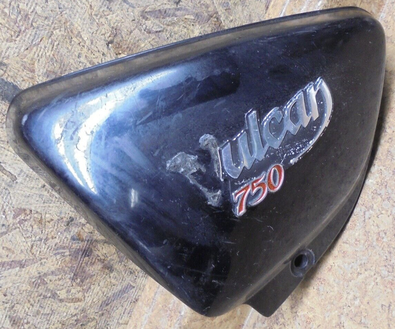1986 Kawasaki Vulcan VN750 VN 750 Left Side Cover Panel Cowl Cowling 86
