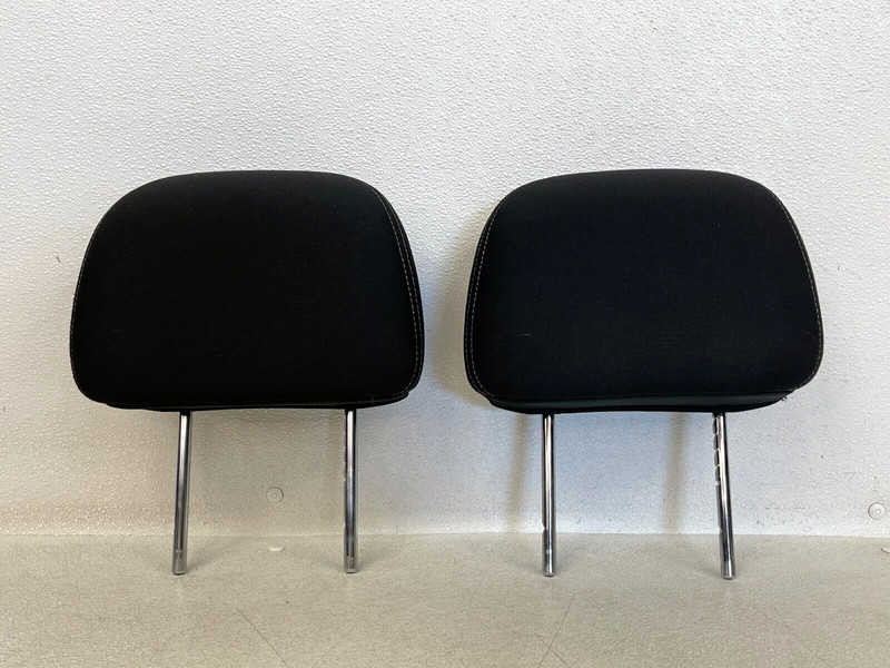 ⭐2017-2024 NISSAN TITAN FRONT LEFT & RIGHT SEAT HEADREST HEAD REST BLACK LOT2572