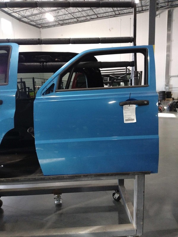 2008 Jeep Patriot Front Left Door Blue Good Condition No Rust 4DR SUV