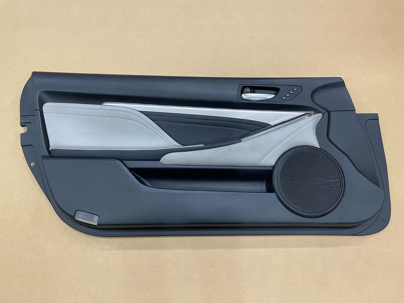 15 16 17 18 Lexus RC350 Front Left Driver Interior Door Panel Grey 1363 OEM