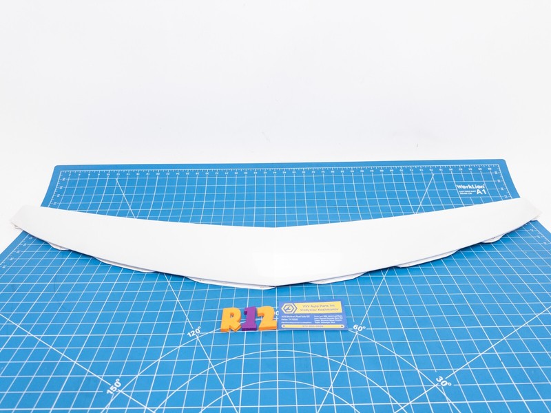 16-18 Acura ILX - FRONT RADIATOR GRILLE UPPER COVER MOLDING White WH788P OEM