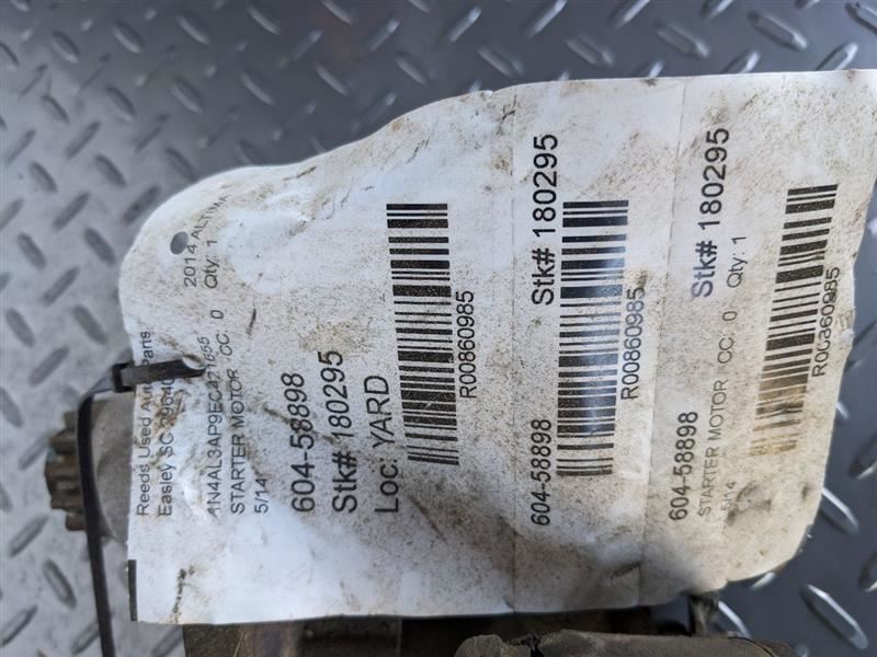 Starter Motor 4 Cylinder Fits 13-18 ALTIMA 860985