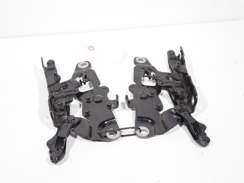 2011-2016 BMW F10 528I 535 550 LEFT AND RIGHT HOOD HINGE BLACK SET 101k
