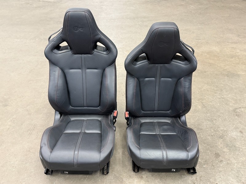 ⭐2015-2017 JAGUAR F-TYPE R FRONT RH & LH LEATHER BUCKET SEAT ASSY OEM LOT2734