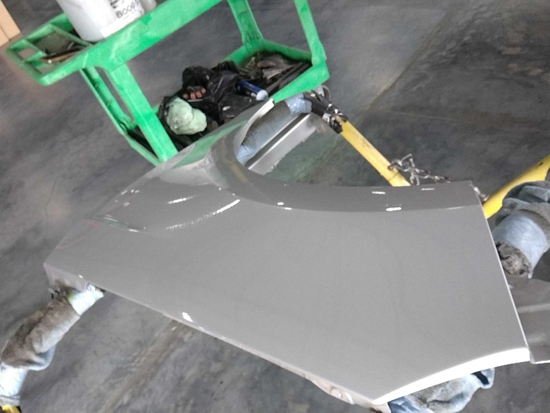2015 Ford Edge Left Fender Silver Used Small Dent 86000 Miles OEM Replacement