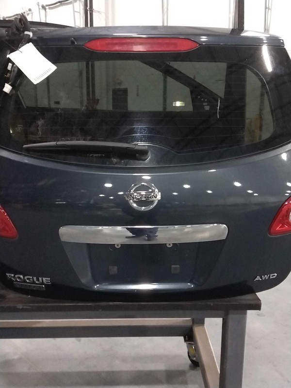 Used Deck Lid fits: 2014 Nissan Rogue w/spoiler w/privacy tint glass Grade A