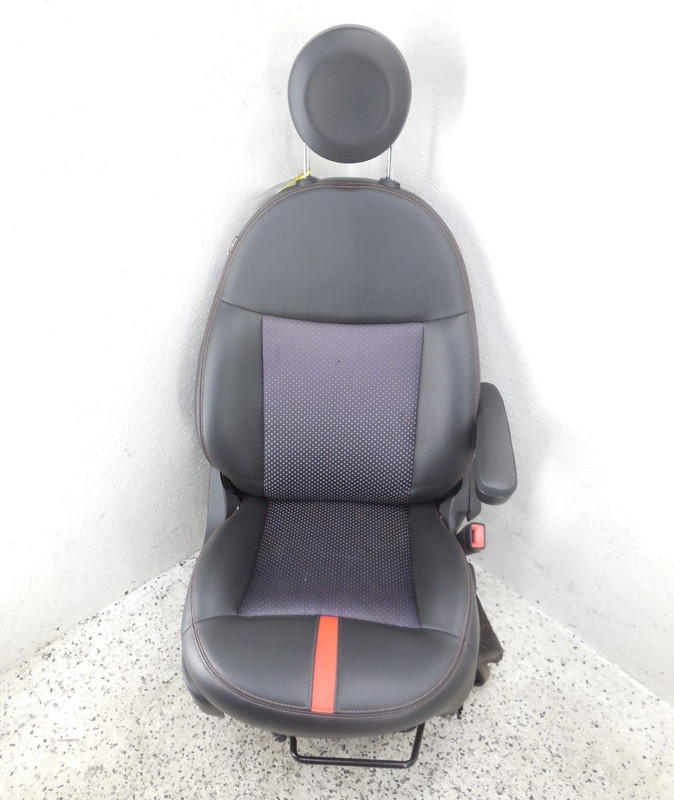2013-2017 Fiat 500 Electric Front Seat Passenger Right Leatherette OEM 2 Door
