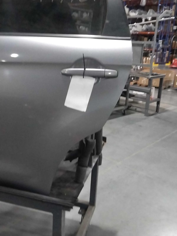 2013 Mitsubishi Outlander Sport Left Rear Door Grey 123K Miles OEM Used