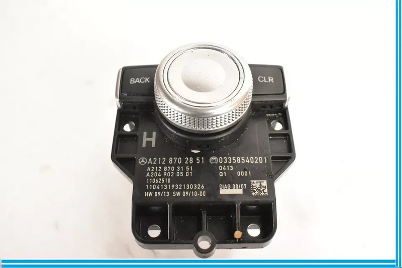 10-13 Mercedes W212 E350 E550 Console Head Unit Controller Knob Multi Switch OEM