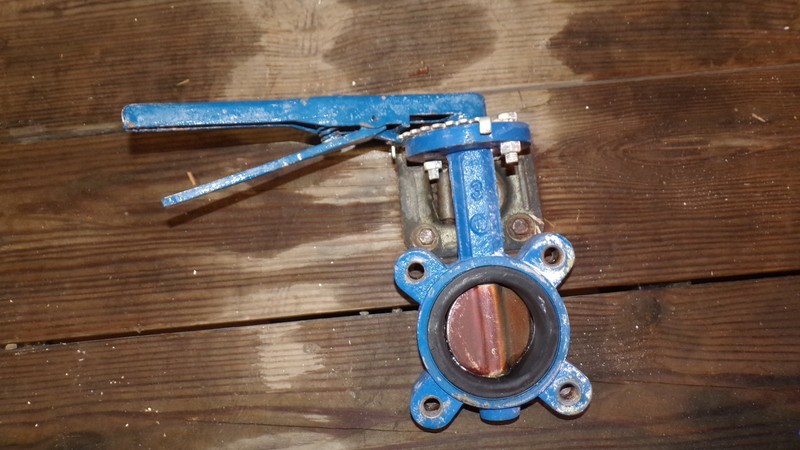 Butterfly Valve Assembly 3" Blue 316-3*FREE SHIPPING*