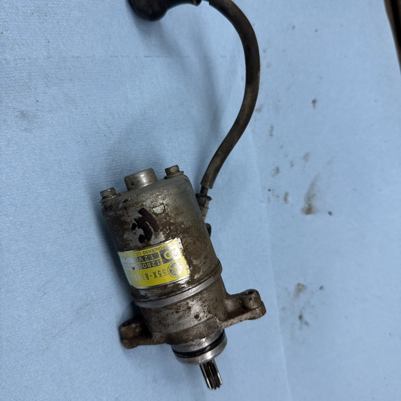 1986 Yamaha Badger Yfm80Moto 4 Kids Atv Motor Oem Nippon Denzel Starter Motor