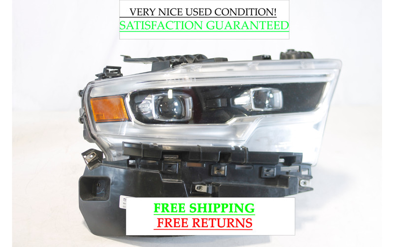 2019-2024 Dodge Ram 1500 Right Passenger Side Led Headlight Nice Oem