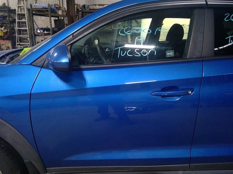 Driver Front Door Without Solar Glass Automatic Down Fits 16-21 TUCSON 1741186