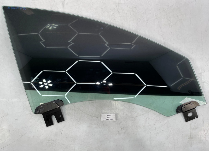 ✅ 12-21 OEM Tesla Model S Front Right Passenger Side Door Window Glass Tint