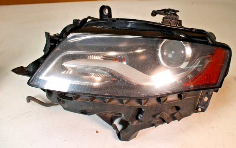 09-12 AUDI A4 S4 B8 FRONT LEFT XENON HID HEADLIGHT LAMP W AFS OEM