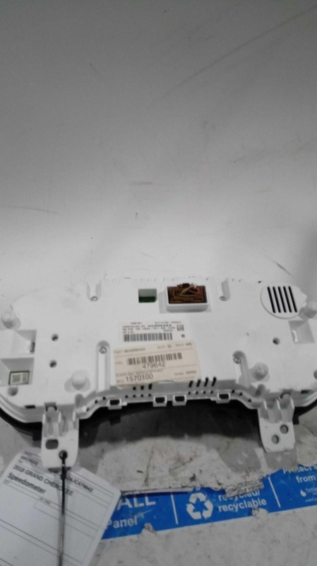 2018 Jeep Grand Cherokee Speedometer Gauge OEM 68408584 White Used 3.6L SUV 125K