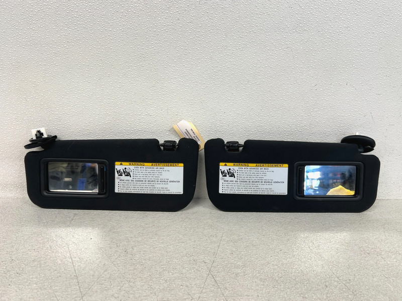 ⭐2014-2020 LEXUS IS200T LEFT & RIGHT SUN VISOR SHADE BLOCK BLACK OEM LOT2748