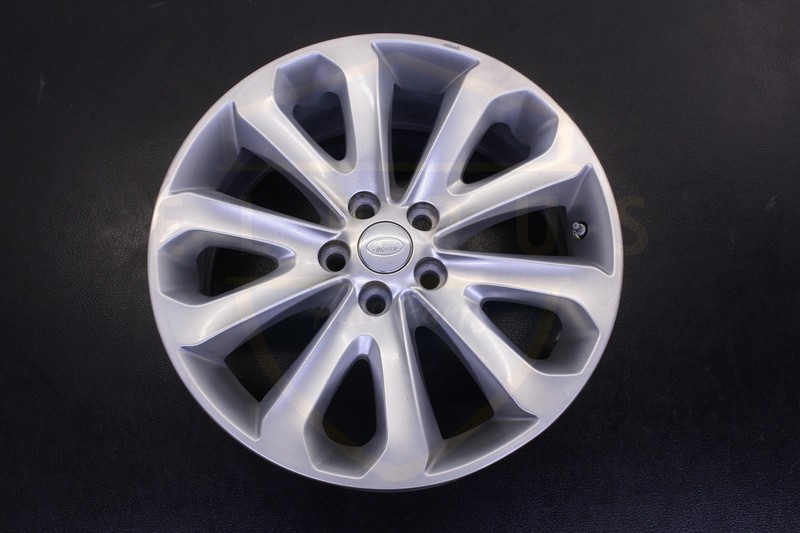 2013 - 2017 RANGE ROVER ROAD WHEEL ALLOY 20X8.5 PAINTED SILVER 10 SPOKE OEM #2