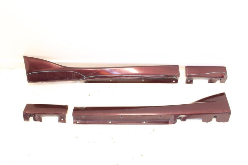 99-00 Mazda Mx-5 Miata NB Pair of Left and Right Red Rocker Panel Moldings
