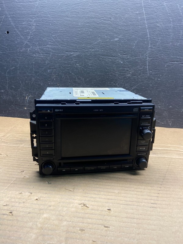 2005 2007 Jeep Dodge Chrysler Screen Display CD Player Satellite Radio AE2543 DG
