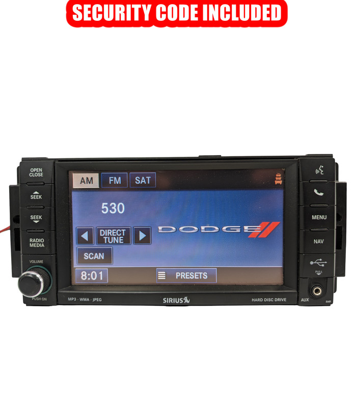 2011-2013 Dodge Chrysler MyGig RHR Low Speed Navi Radio Cd Player P05091656