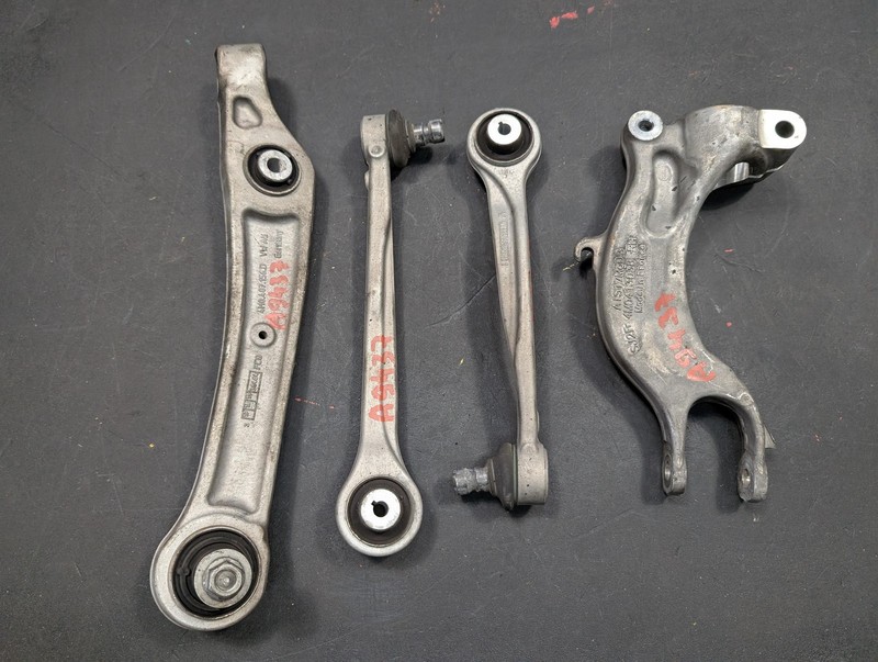 4PC Front Right Control Arms & Fork Set 2019 Audi A7 4M0413038 2020 2021 -2024 X