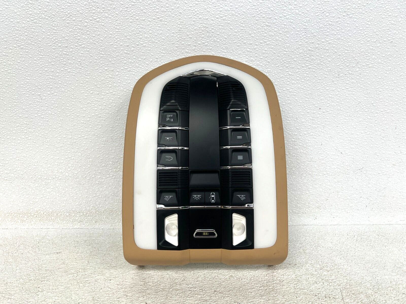 ⭐2015-2018 PORSCHE MACAN S FRONT OVERHEAD CEILING DOME LIGHT LAMP OEM LOT2575