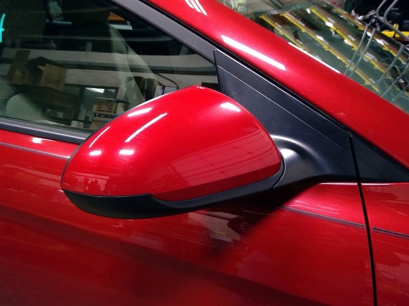 Passenger Side View Mirror Power Sedan Fits 17-20 ELANTRA 1773256