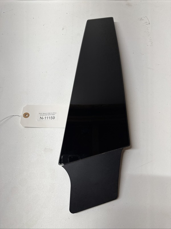 2012-2020 TESLA MODEL S REAR LEFT SIDE EXTERIOR PILLAR GLASS PANEL N-11159 B20