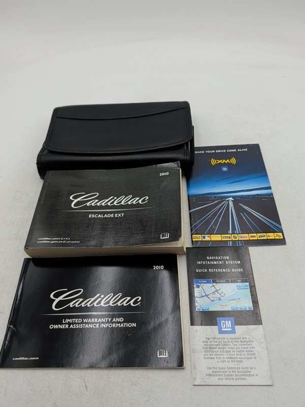 2010 Cadillac Escalade EXT truck owners manual & portfolio