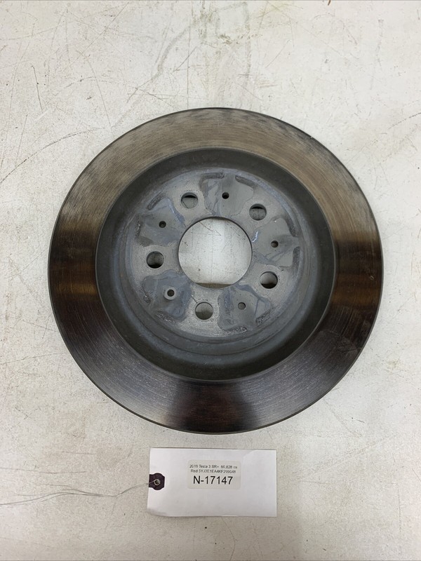 ⚡️17-21 Tesla Model 3 Rear 18mm Brake Disc Rotor Cast Iron 1044631-00-D 17147