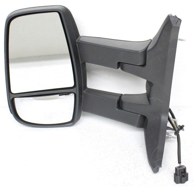 OEM Left Side Mirror Scratches For Ford Transit 150, 250, 350 Black Textured