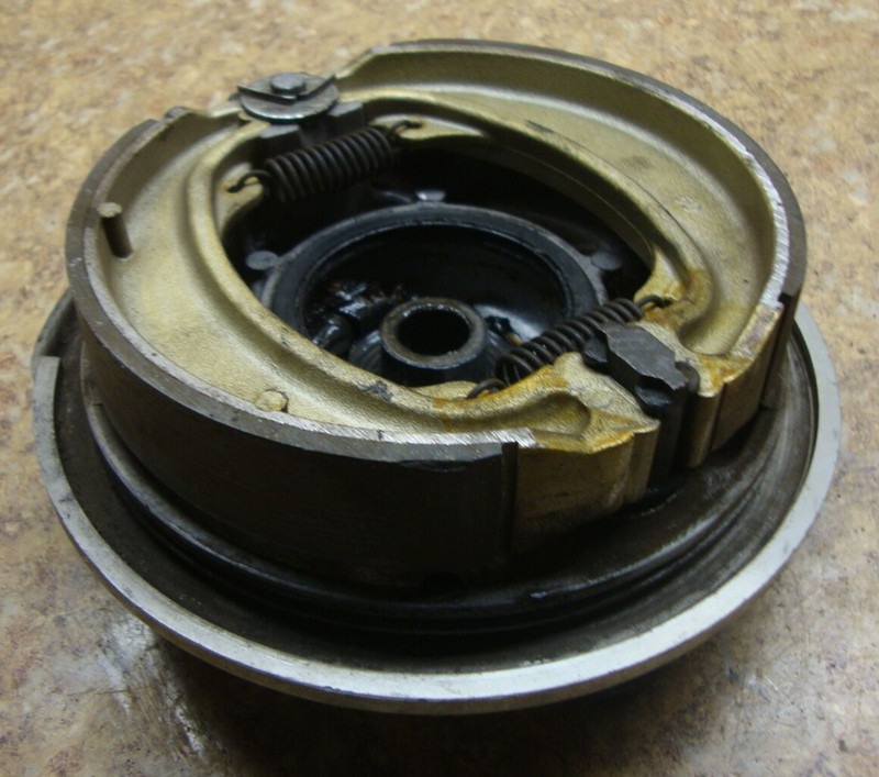 1991 Honda CB250 CB 250 Nighthawk Night Hawk Front Brake Drum Shoes Cover Gear