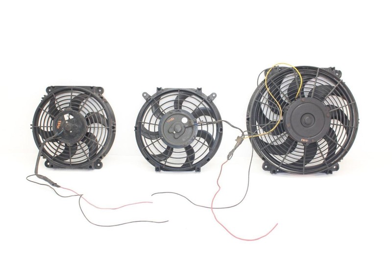 91-93 Nissan 240SX S13 Set of 3 Aftermarket Flex a Lite Electric Fans 144913B3