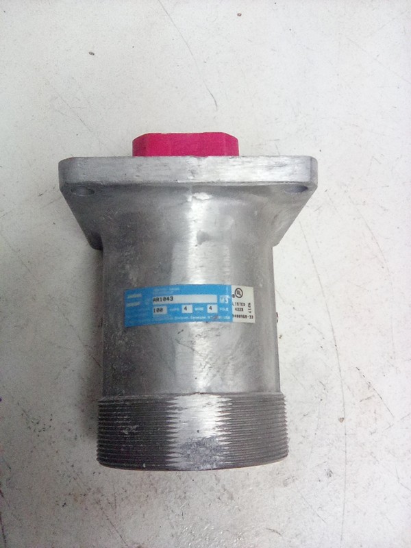 Crouse Hinds AR1043 Arktite Model M3 Receptacle 100A 4 Wire 4 Pole
