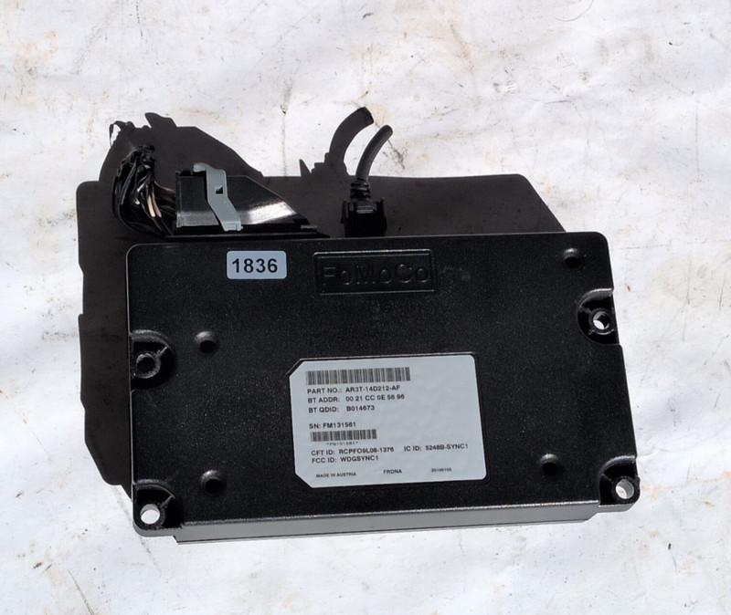 2009 2010 FORD FOCUS COMMUNICATION SYNC CONTROL MODULE AR3T-14D212-AF Tested