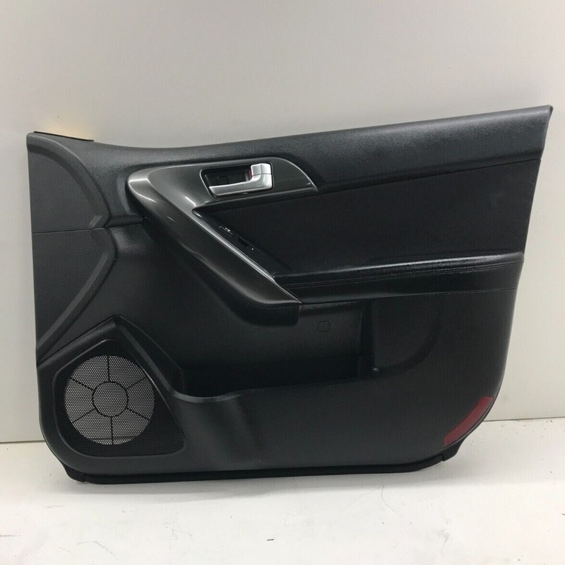 10-13 Kia Forte Sedan Front Right Passanger Door Trim Panel Black Leather OEM 🚗