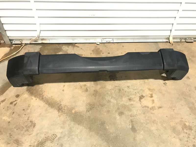 07-18 JEEP WRANGLER REAR BUMPER COVER ASSEMBLY OEM BLACK
