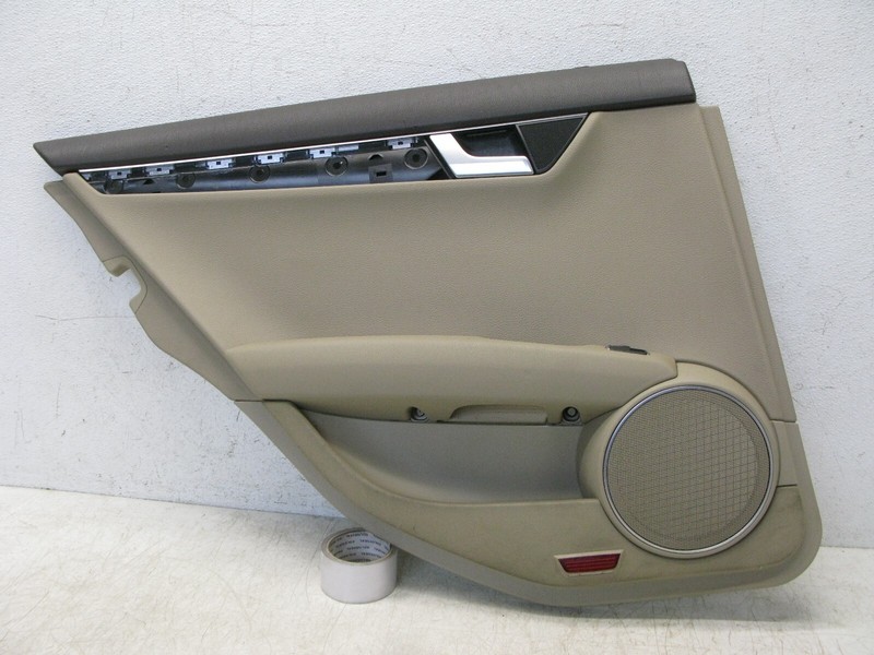 08-14 MERCEDES W204 C300 C350 C63 SEDAN INTERIOR DOOR PANEL LEFT REAR OEM 101223