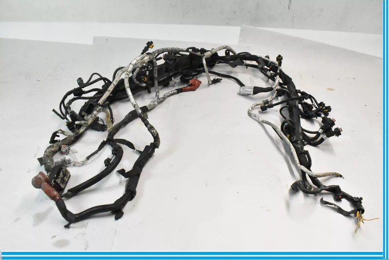 08-19 Maserati Quattroporte GranTurismo Engine Motor Wiring Wire Harness OEM