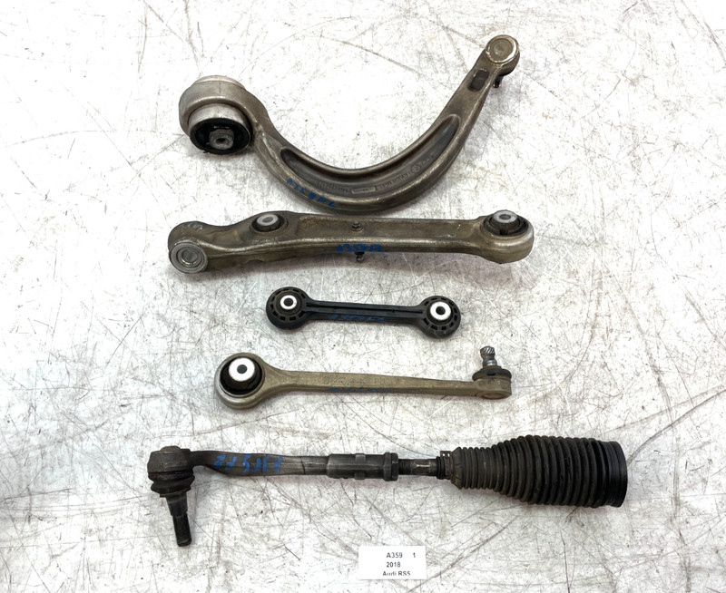 ✅17-24 OEM Audi RS5 A5 Front Right Passenger Lower Upper Control Arm Tie Rod SET