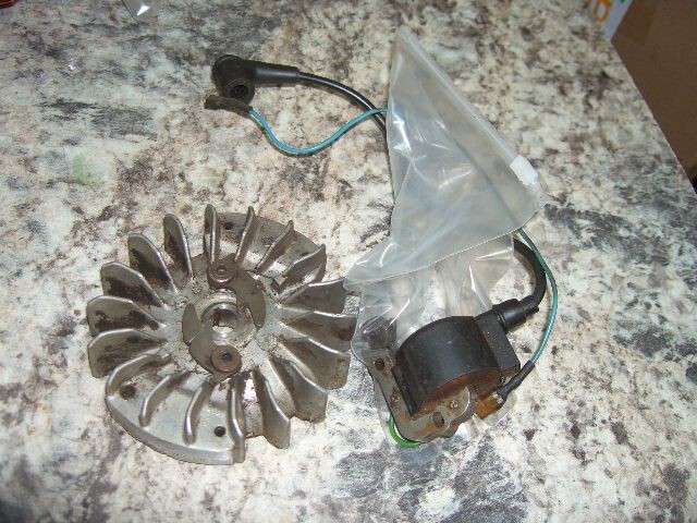 Husqvarna 268xp 268 xpcoil and flywheel chainsaw part Bin 736