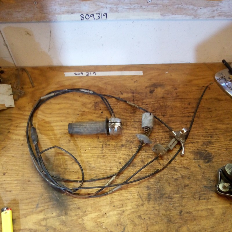 Triumph T160 750 Throttle & Cable