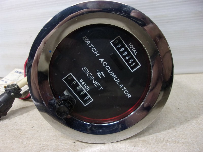 Signet Scientific 328 Batch Accumulator Gauge *FREE SHIPPING*
