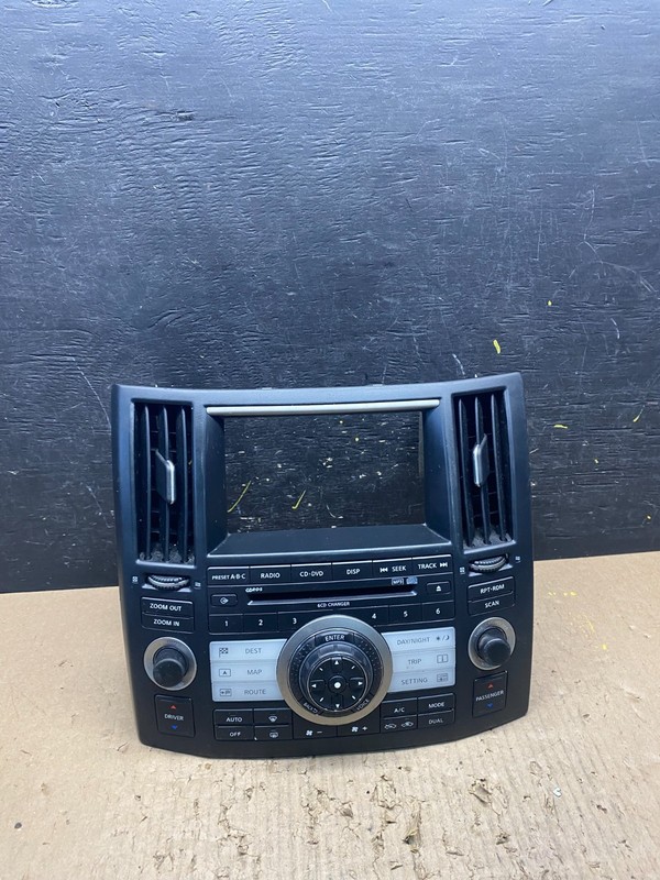 2006 to 2008 Infiniti FX35 Front Radio A/C Heater Switch Control Panel T1829 DG